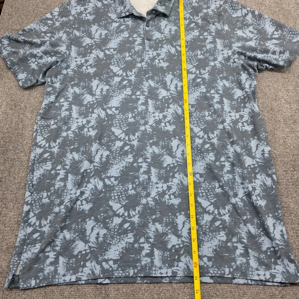 Travis Mathew Featherweight Please Polo Shirt Mens Golf Stretch Pineapple XXL